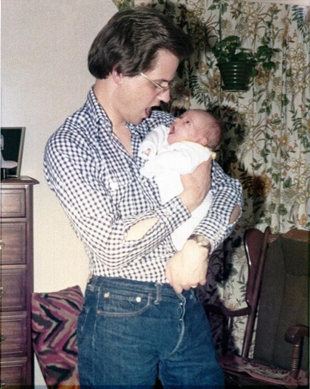 First born daughter, Liz, and me - 1978