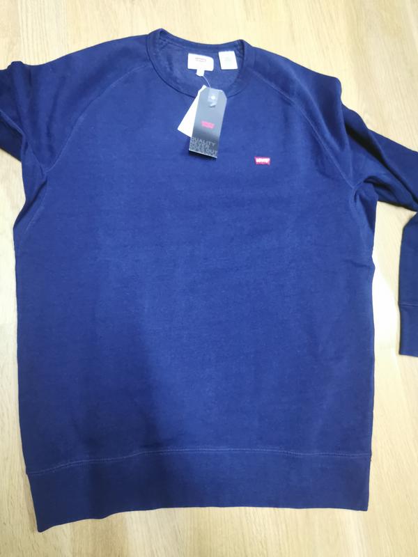 Levi’s® Chest Logo Crewneck Sweatshirt - Blue | Levi's® US