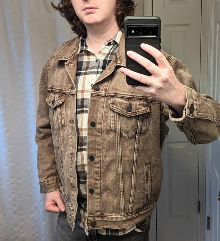 Relaxed Fit Trucker Jacket Brown Levi s CA