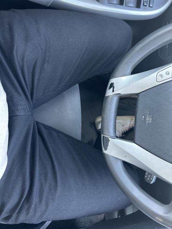 Stretchiness when driving.