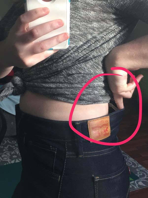Large gap in the waist