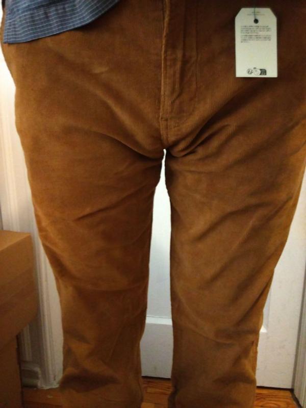 The Brunswick Slim Fit Corduroy Pant in Caramel Brown – Frank And