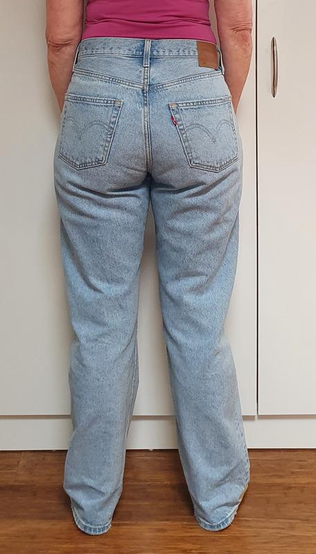 28W, 30L Light Indigo  90's 501 jeans- these are a little longer for some reason, but great with my boots.
