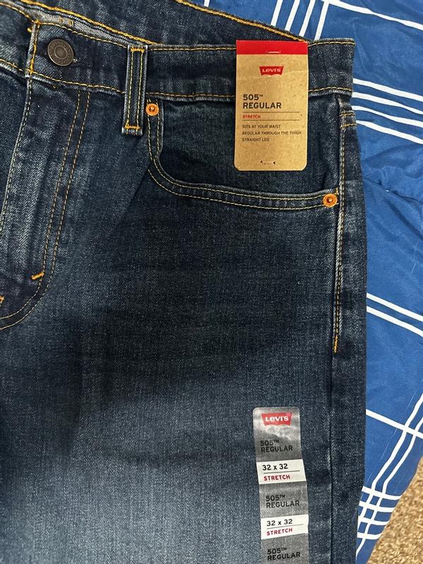Mens levis 505 jeans at macy's best sale