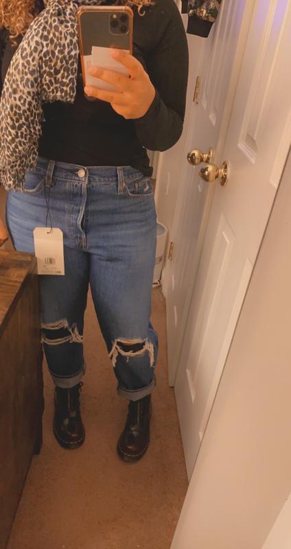 Trying on my new pants
