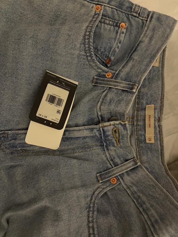 Returned/used jeans sent to me with missing and detached tags