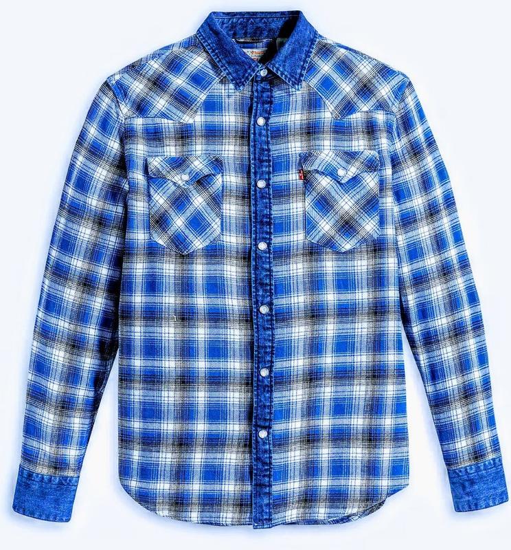 Barstow Western Denim Shirt - Medium Wash