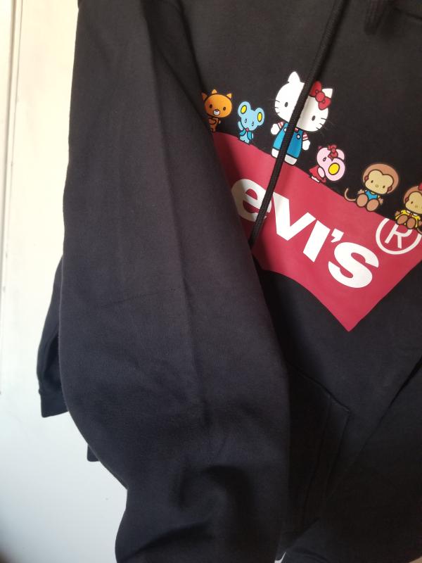 Levi s X Hello Kitty Logo Hoodie Black Levi s CA