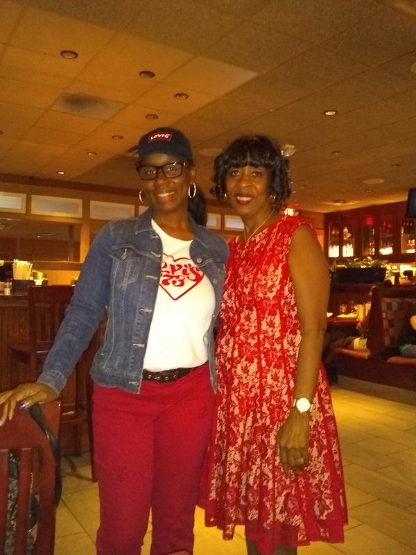 At dinner with my mother