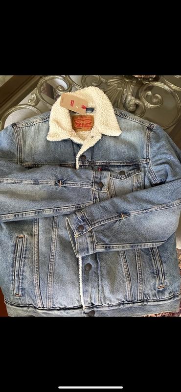 Type Iii Sherpa Trucker Jacket Medium Wash Levi s US