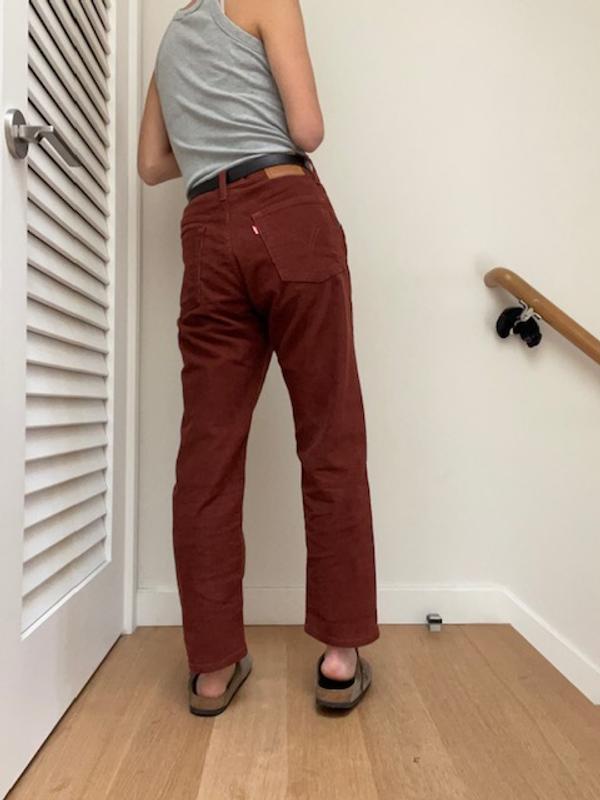 Madewell, Pants & Jumpsuits, Madewell Corduroy Pants Cali Demiboot Jeans  Rust