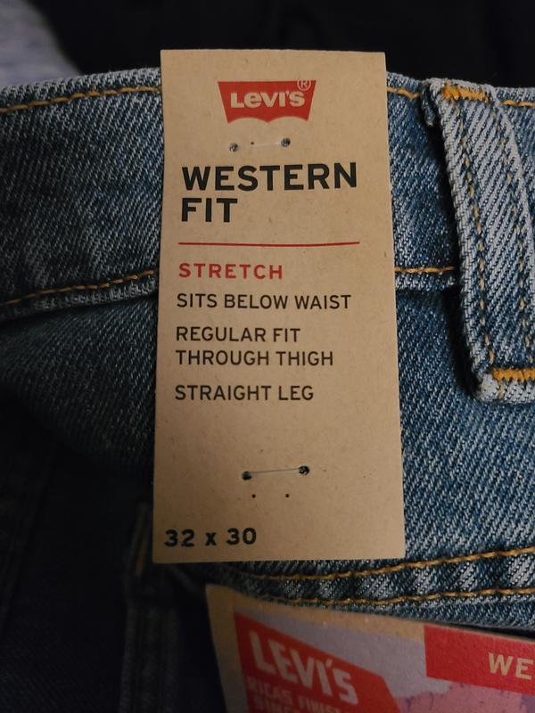 Western Fit Men's Jeans - Dark Wash