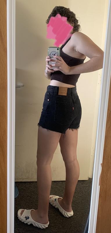 Levi's ribcage shorts review sale