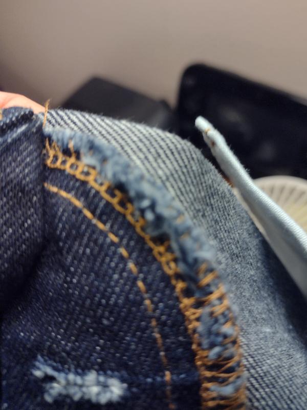 Unwashed, unworn and already frayed