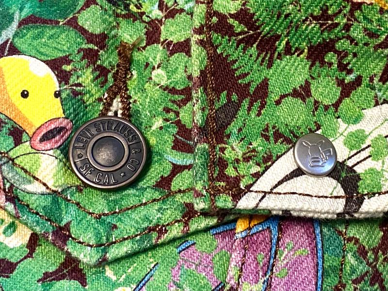 Button and nail detail