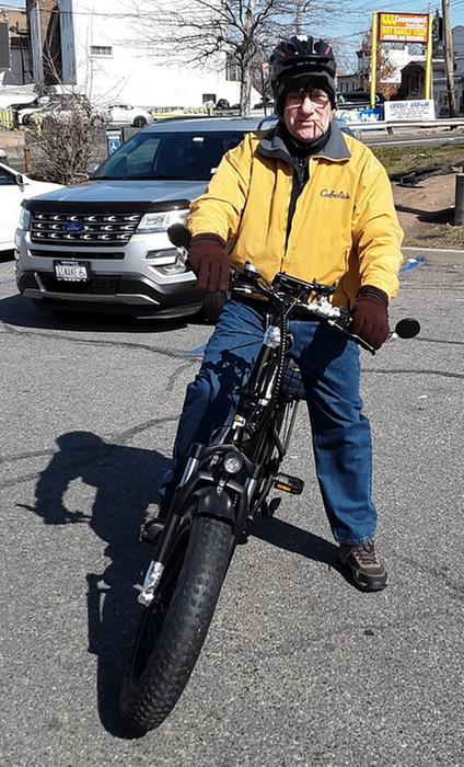 My new Levis jeans, new Jacket and new E-bike