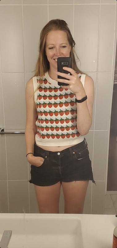 just don't wear a flouncy shirt under it