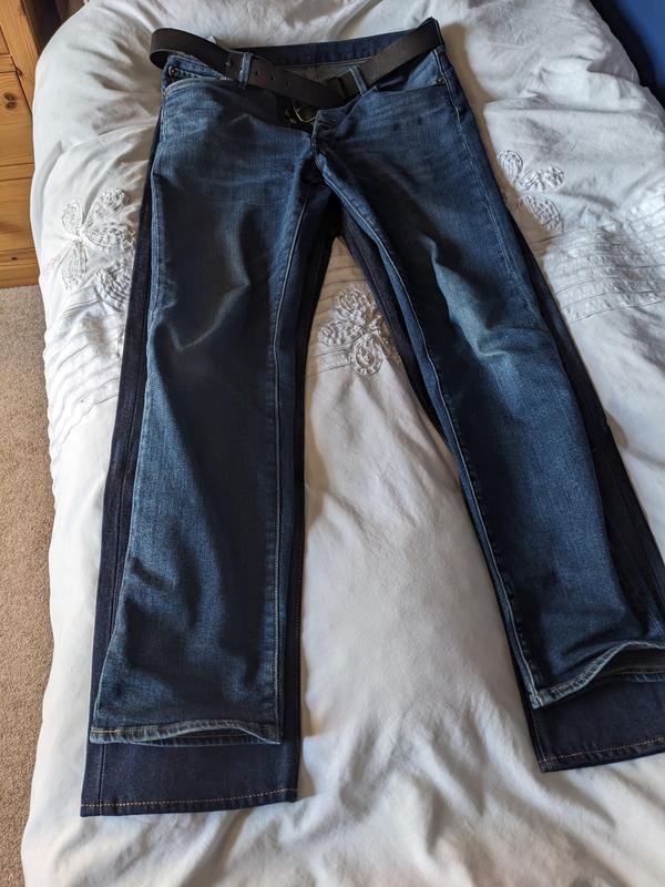 Old pair compared to new - same size, same brand, same model...
