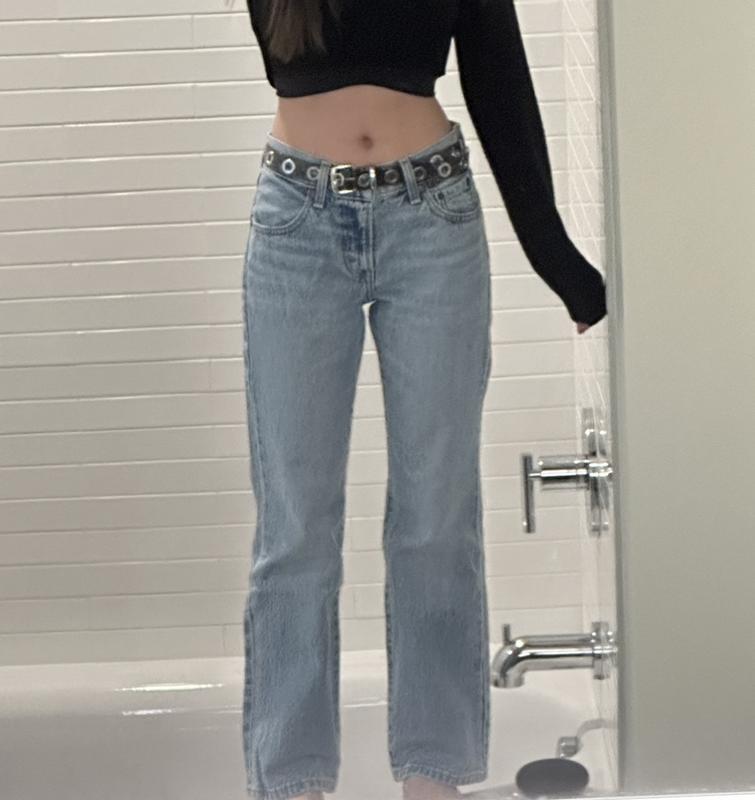 23” 27 inseam light wash, on 5”0 84lbs