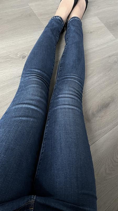 It fits me well but the color has became darker after washing it with another jeans.