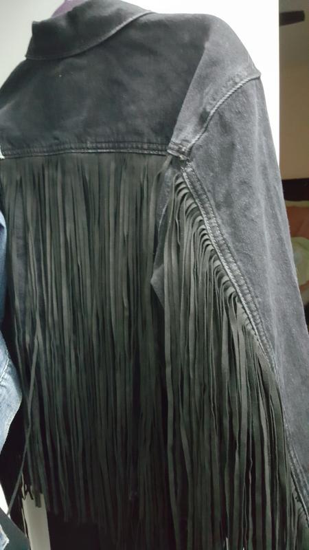 Levi's Ex-Boyfriend Fringed Trucker Jacket | Bloomingdale's