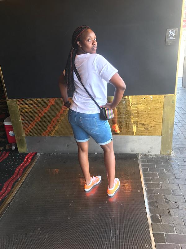 Vegas trip in my Levi’s Bermuda shorts