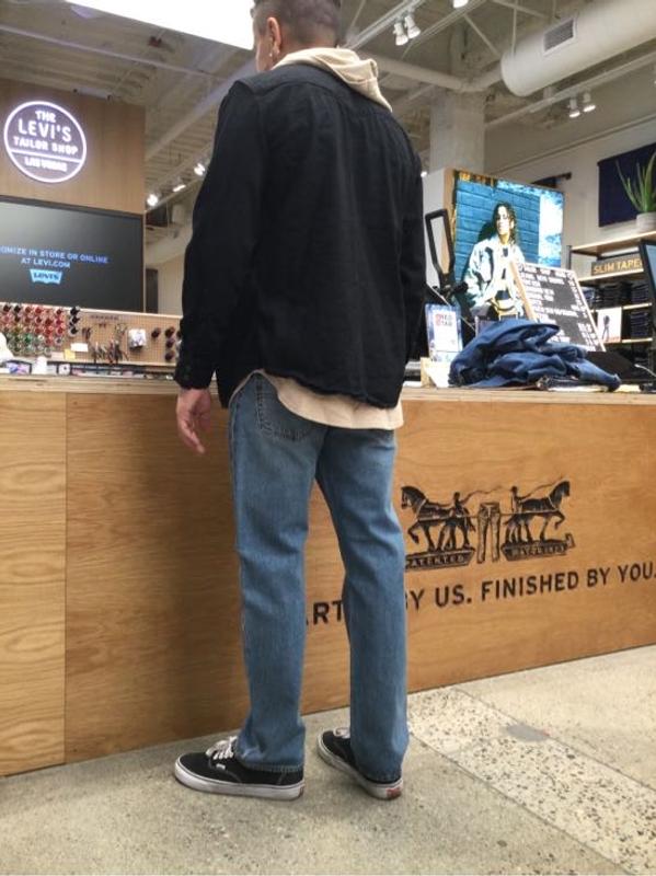 551™ Z Authentic Straight Fit Men's Jeans - Black | Levi's® US