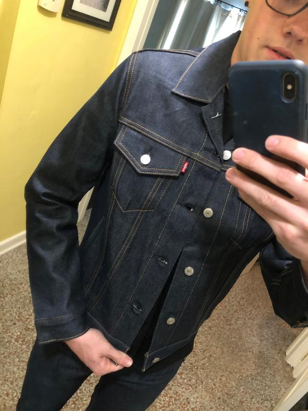 Levis trucker best sale rigid two