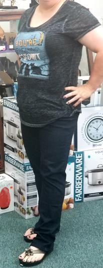 Love the look of my new Levi's Class straight jeans