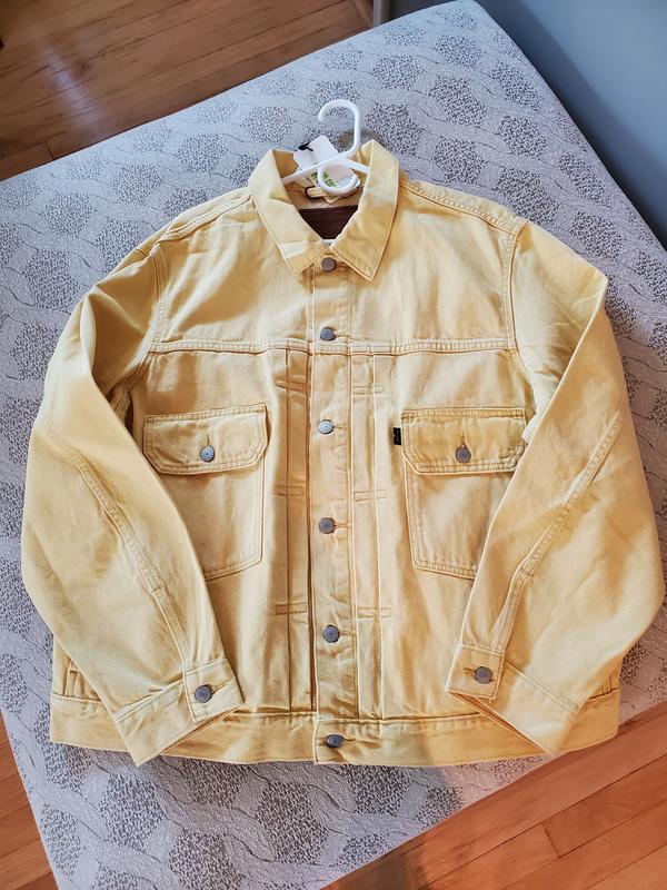 Yellow jean jacket Size L - $32 - From Leslee