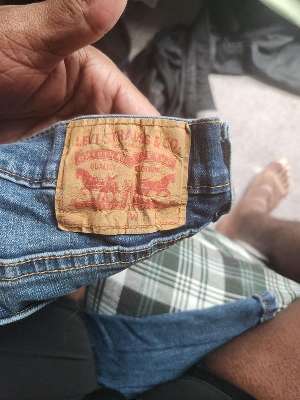 The jeans numbers are already wearing off