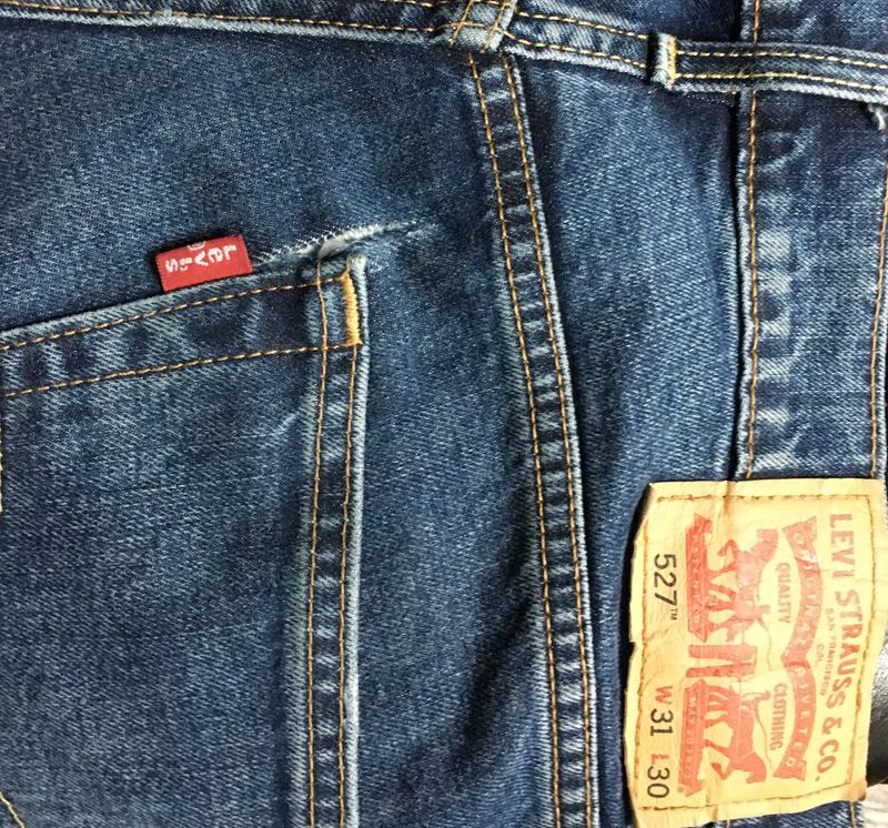 4th pair (tearing at rear pocket)