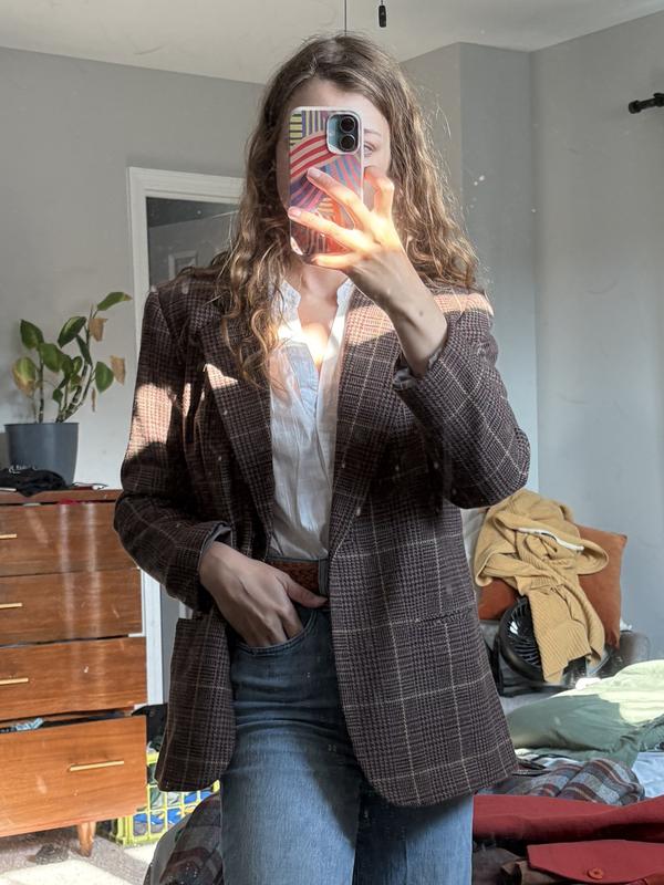 Layered with a blazer