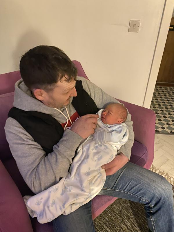 Levi and his grandad.