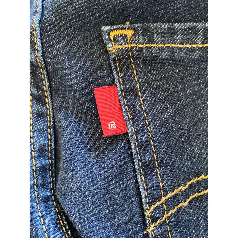 working stitching around the ® also wonky stitching back pocket