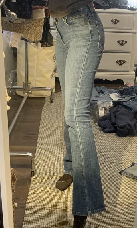 Levi's 725: Alcalas Western Wear 725 High Rise Bootcut Cast Shadows Jeans  <br> • A Leg-Lengthening Bootcut Silhouette <br> • Designed To Give You  Legs For Days <br> • Fits Slim Through