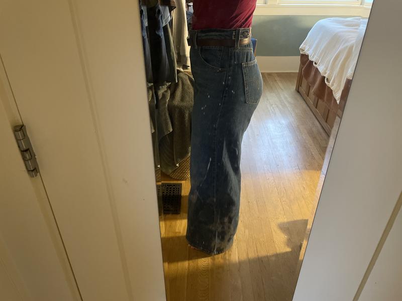 Cinch baggy jeans