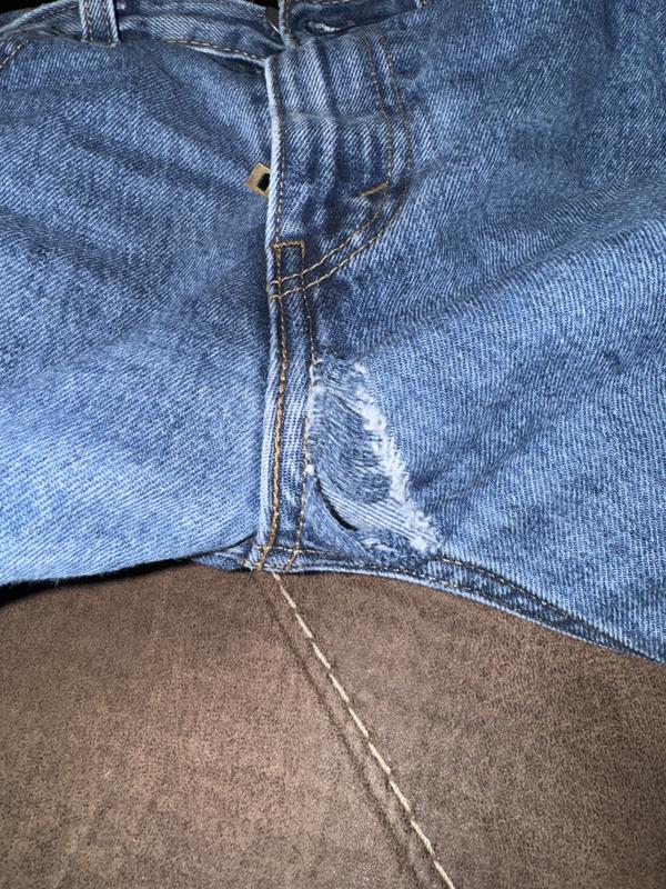 Ripped out crotch
