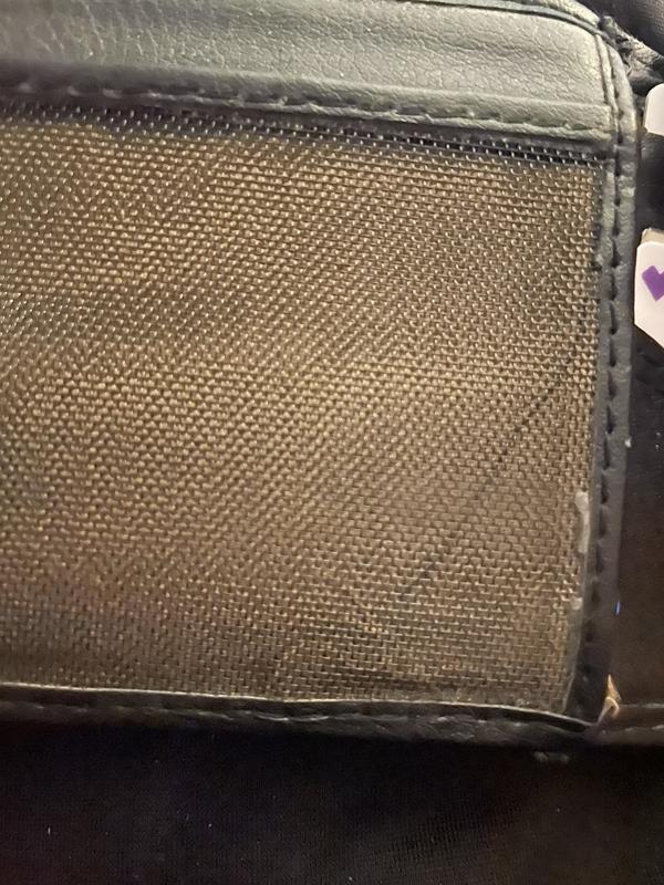 Poorly made wallet