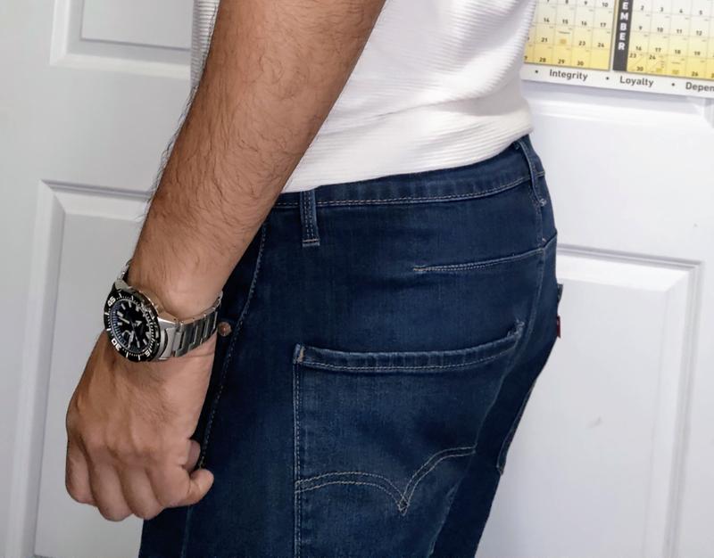 Nice fit from behind.