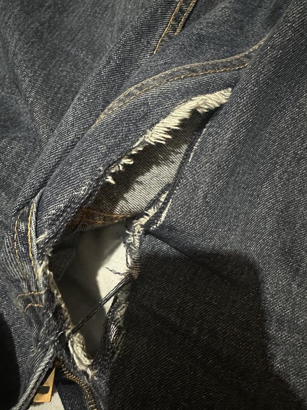 This is the tear after only wearing it twice.