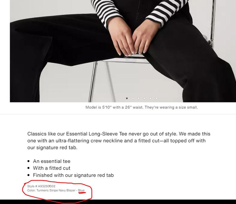 The wrong top