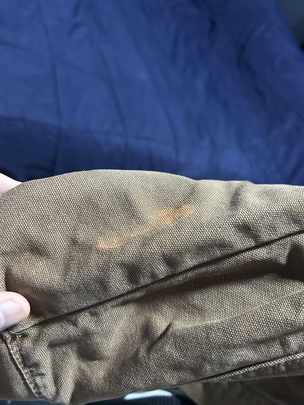 Just one of the many discoloured spots