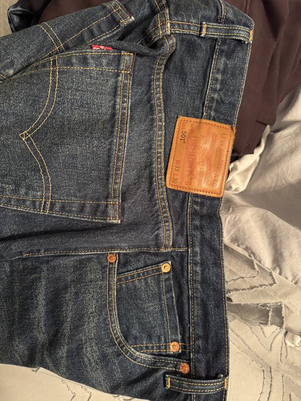 No belt loop on right hip