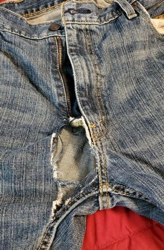Tear at the seam