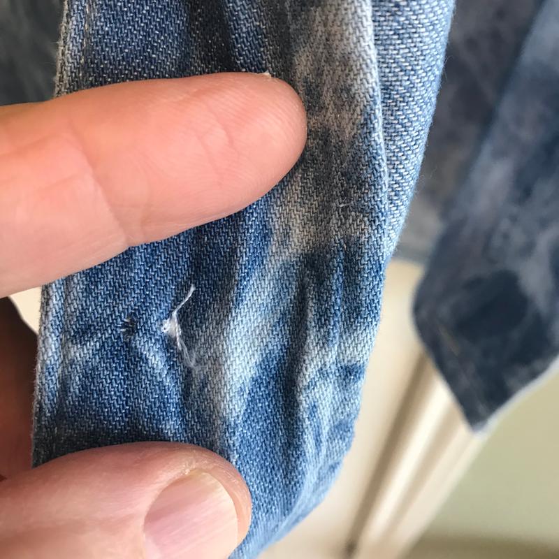 Same sloppy stitching inside.