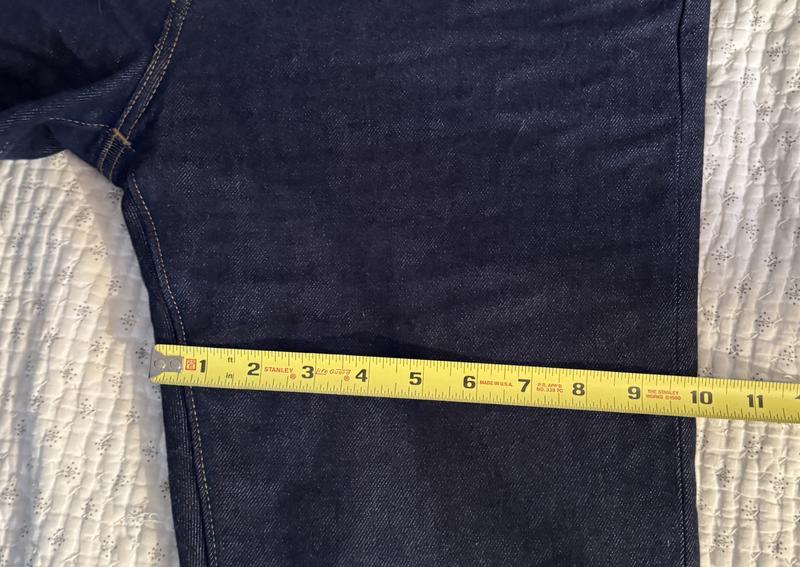 What I got - baggy jeans with a 20 inch thigh