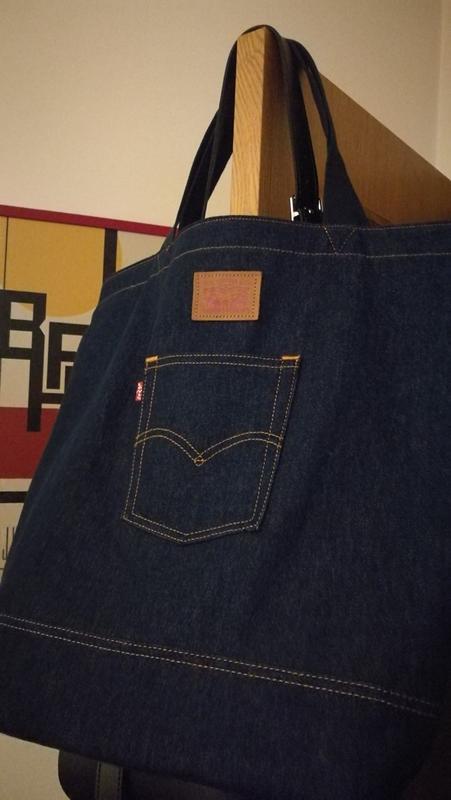 Back Pocket Tote - Blue