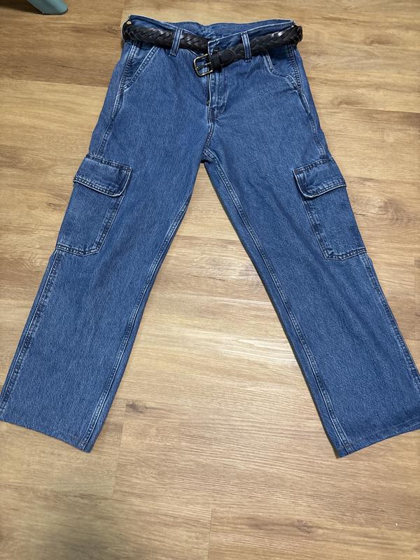 Denim cargo pant