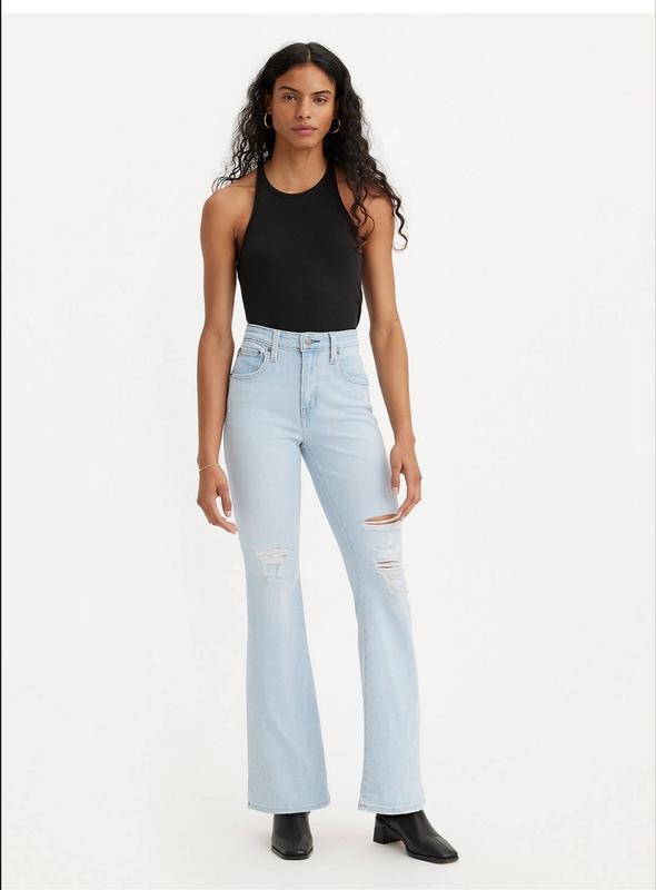 726 High Rise Flare Women's Jeans - Light Wash